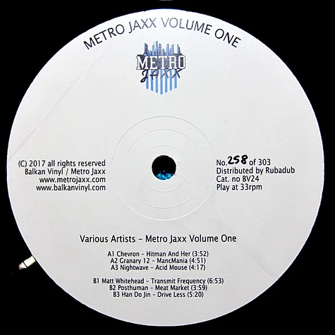 V.A. - Metro Jaxx Volume One