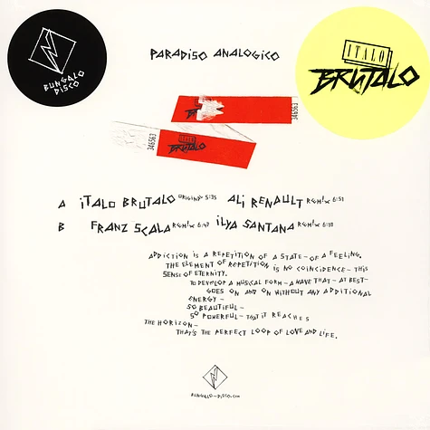 Italo Brutalo - Paradiso Analogico