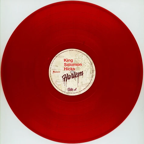 King Solomon Hicks - Harlem Transparent Red Vinyl Edition
