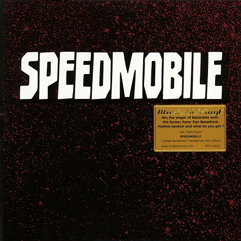 Speedmobile - Speedmobile EP Limited Numbered Red Vinyl Edition