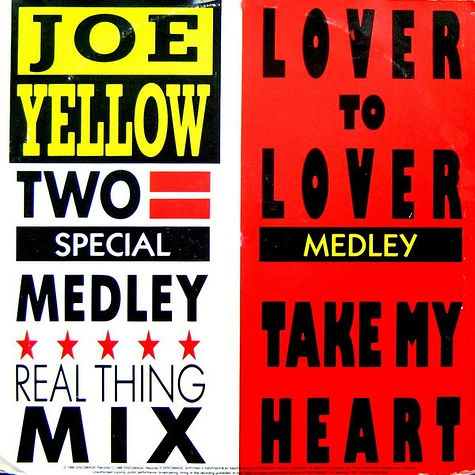 Joe Yellow - Two Special Medley