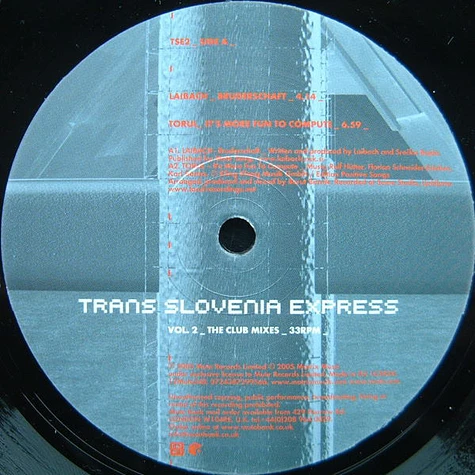 V.A. - Trans Slovenia Express - Volume 2 The Club Mixes
