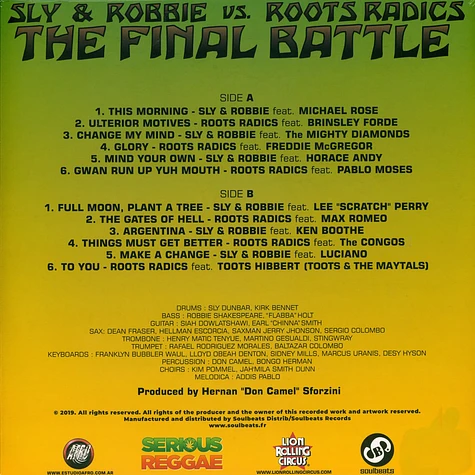 Sly & Robbie Vs. Roots Radics - The Final Battle