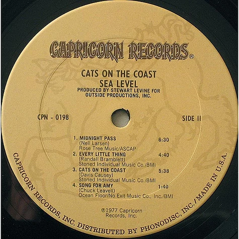 Sea Level - Cats On The Coast