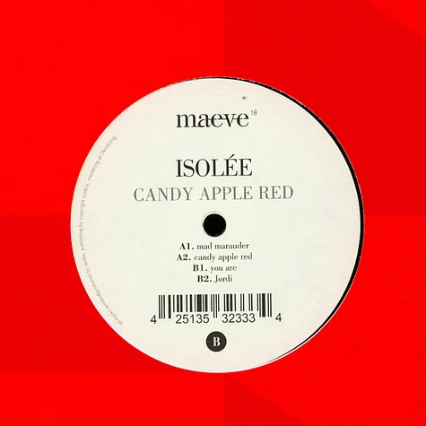 Isolee - Candy Apple Red EP
