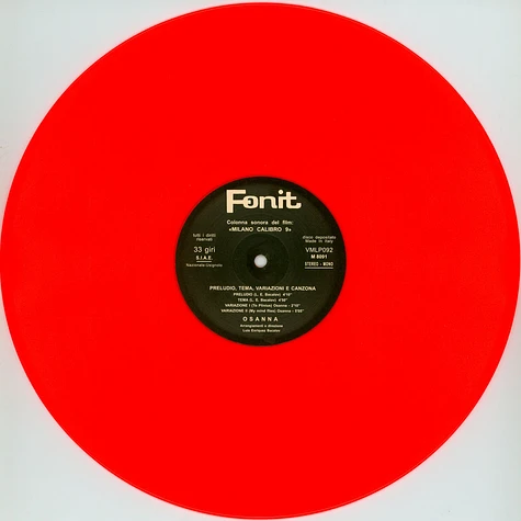 Osanna - Milano Calibro Nove Orange Vinyl Edition
