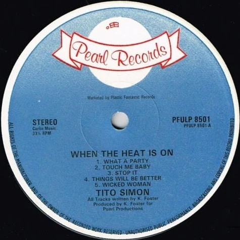 Tito Simon - When The Heat Is On