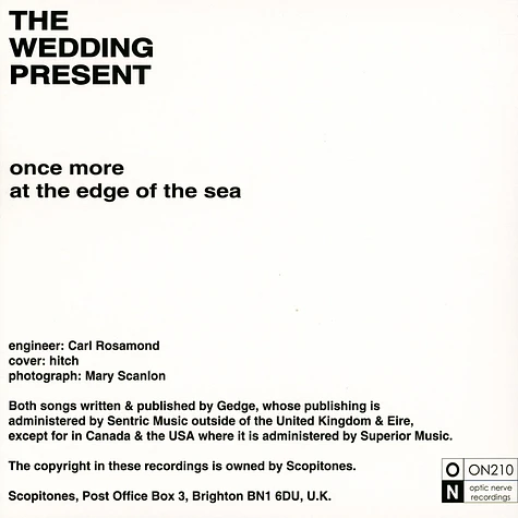 The Wedding Present - Once More White Vinyl Edition