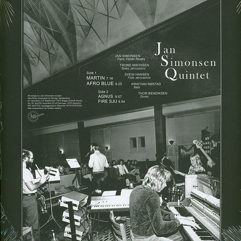 Jan Simonsen Quintet - Jan Simonsen Quintet