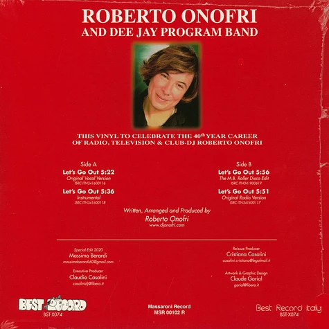 Roberto Onofri And Dee Jay Program Band - Let's Go Out