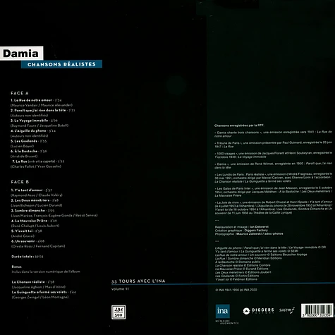 Damia - Chansons Realistes