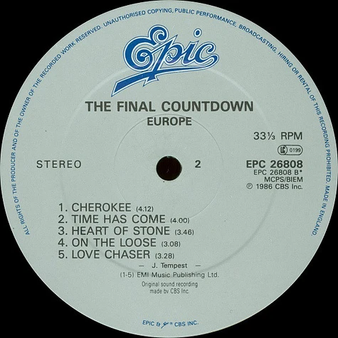 Europe - The Final Countdown