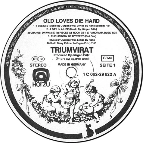 Triumvirat - Old Loves Die Hard