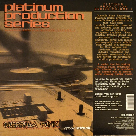 V.A. - Platinum Production Series - Classic Beats & Breaks Volume 1