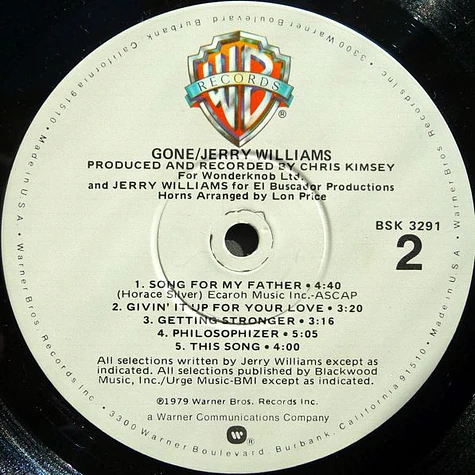 Jerry Lynn Williams - Gone