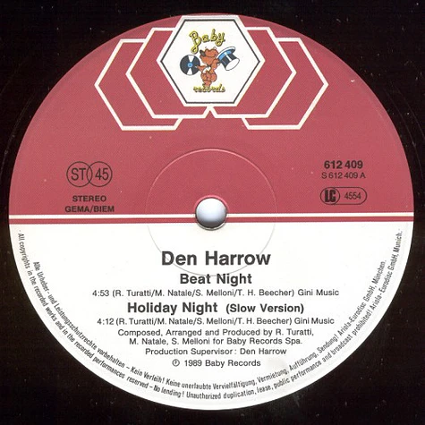 Den Harrow - Holiday Night