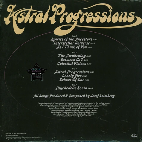 Josef Leimberg - Astral Progressions Blue Vinyl Edition