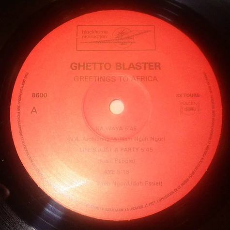 Ghetto Blaster - People
