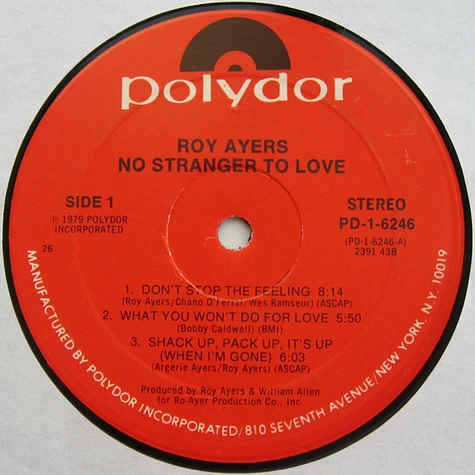 Roy Ayers - No Stranger To Love