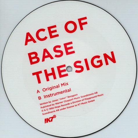 Ace Of Base - The Sign Record Store Day 2020 Edition