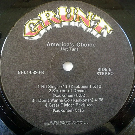 Hot Tuna - America's Choice