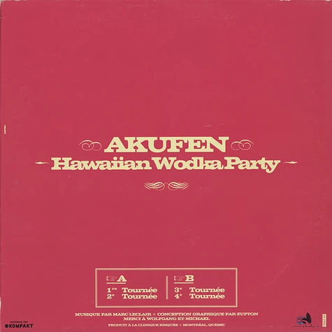 Akufen - Hawaiian Wodka Party