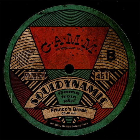 Souldynamic - Rodney's Vibrations / Franco's Break