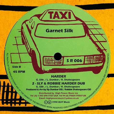 Third World / Garnett Silk / Sly & Robbie - Dem Man Deh / Harder / Dub