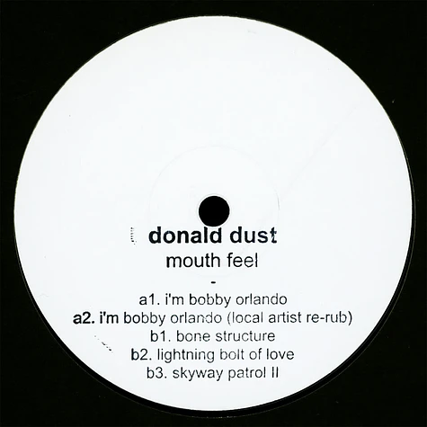 Donald Dust - Mouth Feel EP