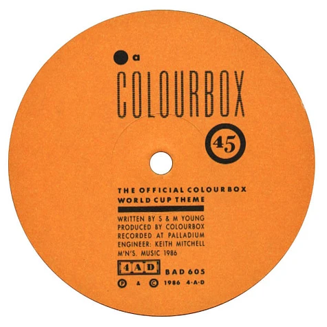 Colourbox - The Official Colourbox World Cup Theme