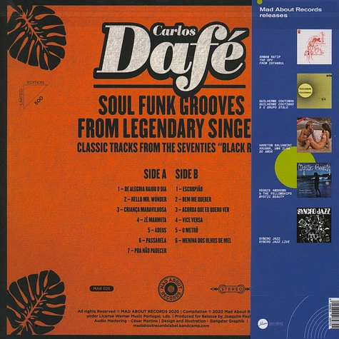 Carlos Dafé - Carlos Dafé HHV Exclusive Red Vinyl Edition