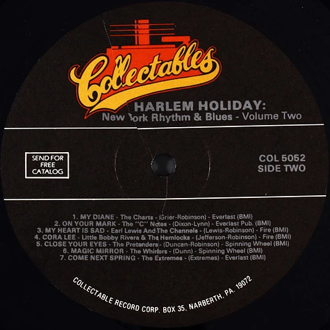 V.A. - Harlem Holiday : New York - Rhythm & Blues Volume Two