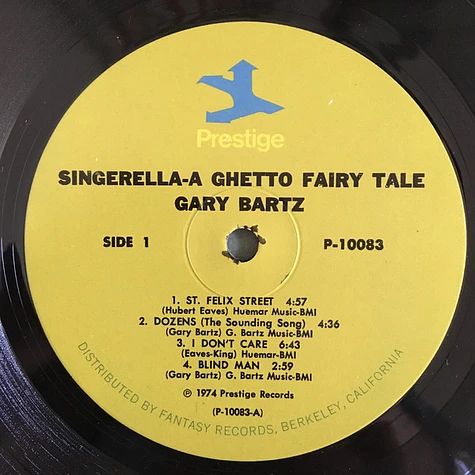 Gary Bartz NTU Troop - Singerella - A Ghetto Fairy Tale