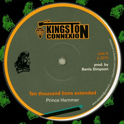 Prince Hammer / Dub Plate - Ten Thousand Lions Extended Mix
