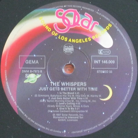 The Whispers - Just Gets Better With Time