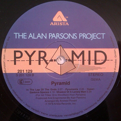 The Alan Parsons Project - Pyramid
