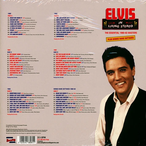 Elvis Presley - In Living Stereo: The Essential 1960-62 Masters