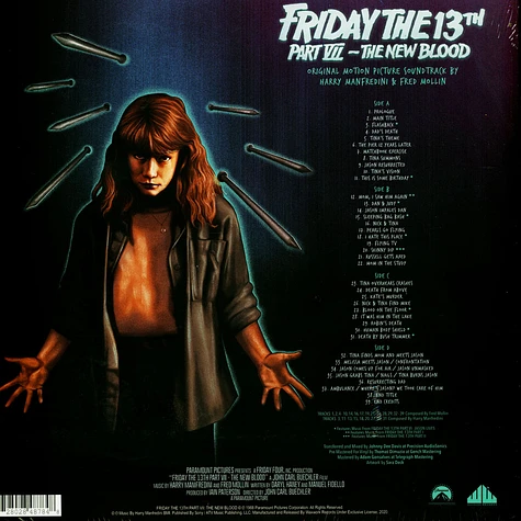 Harry Manfredini & Fred Mollin - OST Friday The 13th Part VII: The New Blood Swirled Color Vinyl Edition