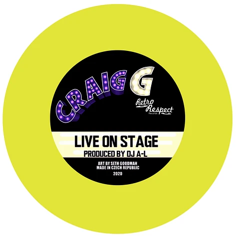 Craig G & DJ A-L Ft. Sadat X - Talk To 'Em Neon Yellow Vinyl Edition