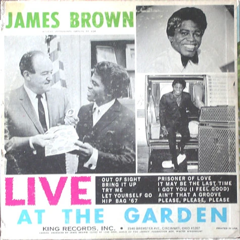 James Brown & The Famous Flames - Live At The Garden