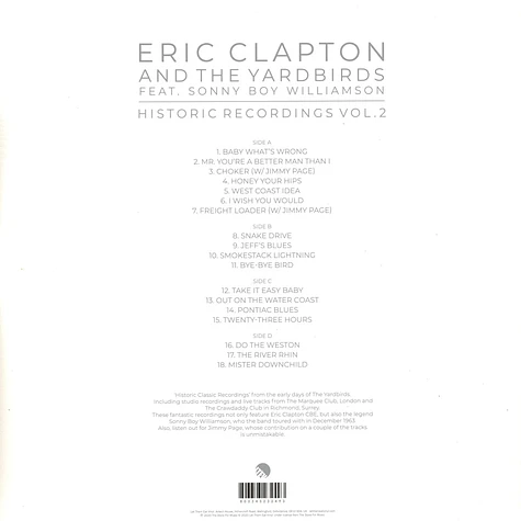 Eric Clapton - Historic Recordings Volume 2
