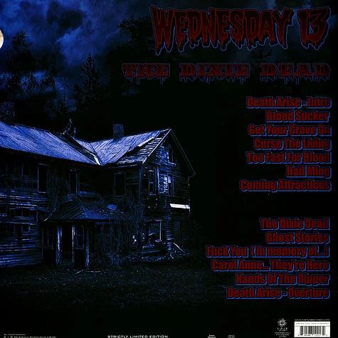 Wednesday13 - The Dixie Dead Red Vinyl Edition