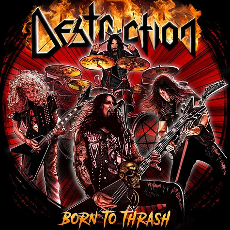 Destruction - Born To Thrash (Live In Germany) Transparent Red Vinyl Edition