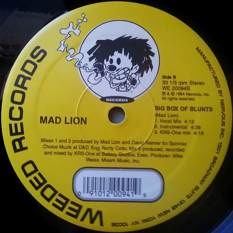 Mad Lion - Take It Easy / Big Box Of Blunts