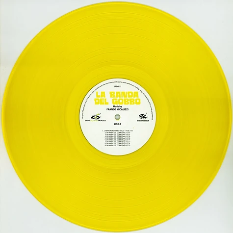 Franco Micalizzi - OST La Banda Del Gobbo Yellow Vinyl Edition