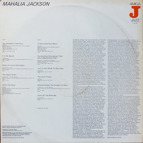 Mahalia Jackson - Mahalia Jackson