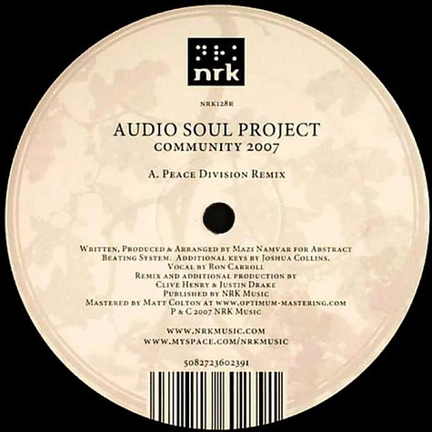 Audio Soul Project - Community 2007