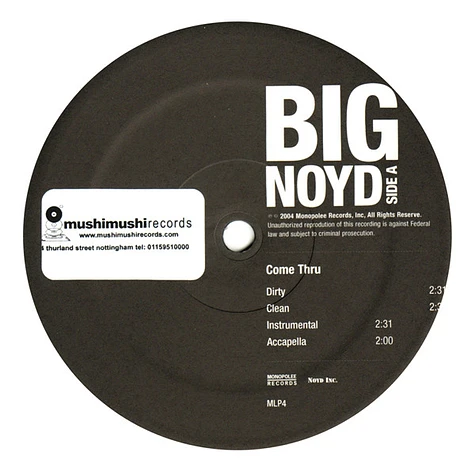 Big Noyd - Come Thru
