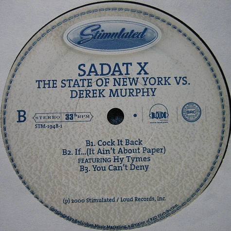 Sadat X - The State Of New York Vs. Derek Murphy