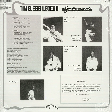 Timeless Legend - Synchronized Record Store Day 2020 Edition